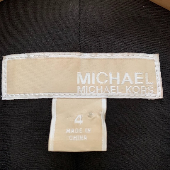 Michael Michael Kors leopard print tuxedo blazer - Picture 3 of 7